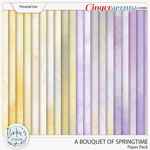 A Bouquet Of Springtime Paper Pack by Ilonka's Designs
