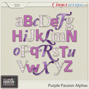 Purple Passion Alpha Sets by Aimee Harrison