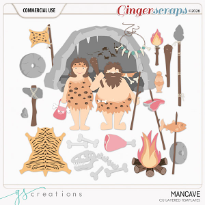 Man Cave Layered Templates (CU) by GS Creations