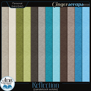Reflection Solid Papers by ADB Designs