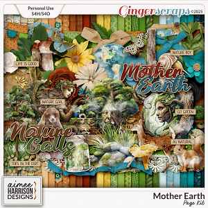 Mother Earth Page Kit by Aimee Harrison