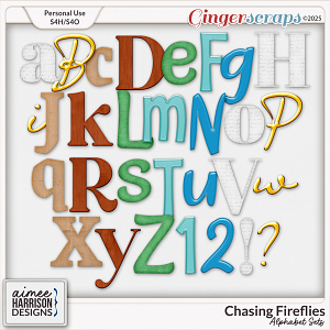 Chasing Fireflies Alphabet Sets by Aimee Harrison