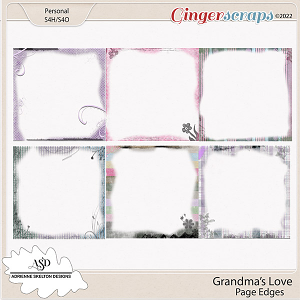  Grandmas Love Page Edges - by Adrienne Skelton Designs