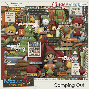 Camping Out by BoomersGirl Designs