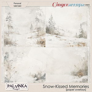Snow-Kissed Memories Paper Overlays by Palvinka Designs
