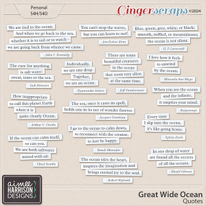 Great Wide Ocean Quotes by Aimee Harrison
