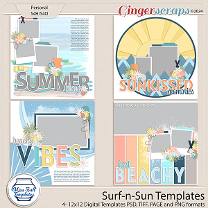 Surf-n-Sun Templates by Miss Fish