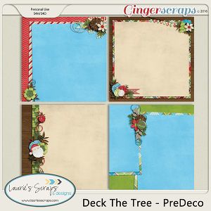 Deck The Tree - PreDeco Papers