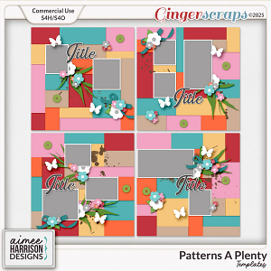 Patterns a Plenty #5 Templates by Aimee Harrison