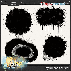 Joyful February 2026 Photo Masks