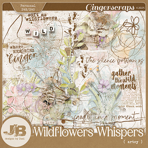 Wildflowers Whispers Artsy by JB Studio