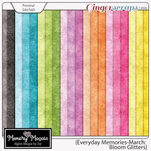 Everyday Memories: March-Glitters by Memory Mosaic