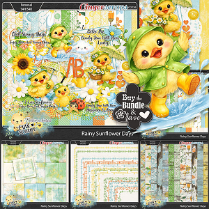 Rainy Sunflower Days Bundle