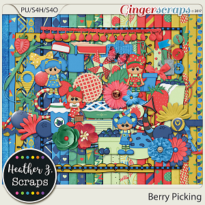 Berry Picking KIT by Heather Z Scraps