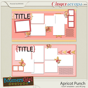 Apricot Punch Template Pack by BoomersGirl Designs