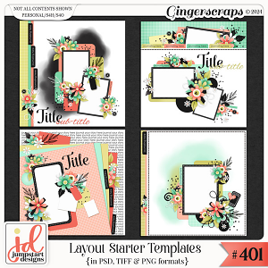 Layout Starter Templates {Set 401} Layout Starter Templates {Set 401}
