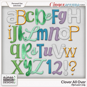 Clover All Over Alphabet Sets by Aimee Harrison