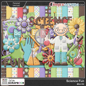 Science Fun Mini Kit by Let Me Scrapbook