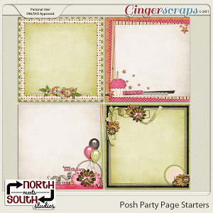 Posh Party {Page Starters} by North Meets South Studios