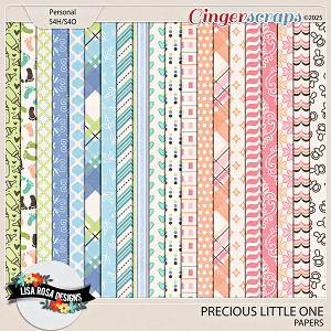 Precious Little One - Papers by Lisa Rosa Designs