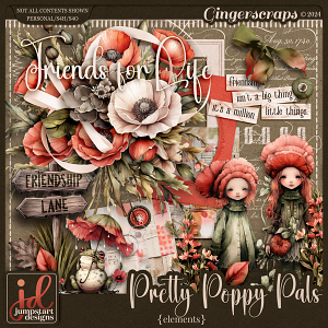 Pretty Poppy Pals {Elements}