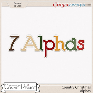 Country Christmas - Alpha Pack AddOn by Connie Prince