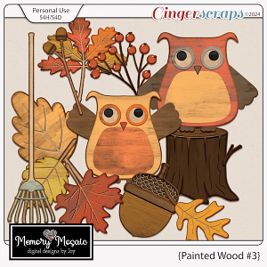 Painted Wood #3 by Memory Mosaic 