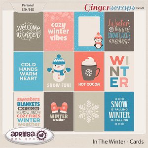 In The Winter - Cards by Aprilisa Designs