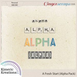A Fresh Start Alpha Pack by Kimeric Kreations