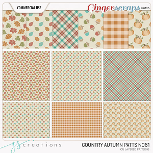 Country Autumn Patts61 (CU) by GS Creations