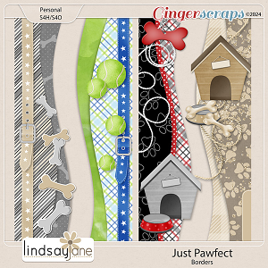 Just Pawfect Borders by Lindsay Jane