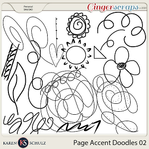 Page Accent Doodles 02 by   