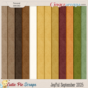 Joyful September 2025 Solid Papers