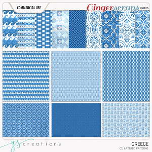 Greece Patterns (CU) by GS Creations