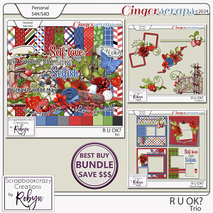R U OK Trio by Scrapbookcrazy Creations