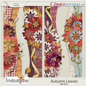 Autumn Leaves Borders by Lindsay Jane
