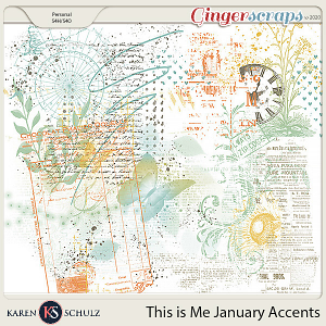 This is Me January Accents by Karen Schulz
