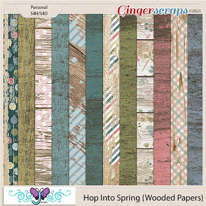 Hop Into Spring {Wooded Papers} by Triple J Designs 