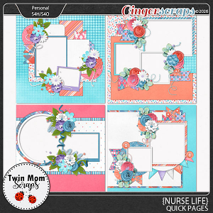 Nurse Life - QUICK PAGES by Twin Mom Scraps