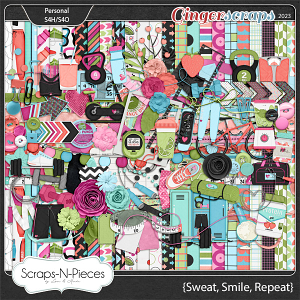 Sweat, Smile, Repeat Bundled Kit by Scraps N Pieces