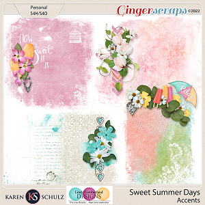 Sweet Summer Days Accents by Karen Schulz and Linda Cumberland  