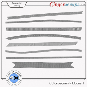 CU Grosgrain Ribbons 1 by Wetfish Designs