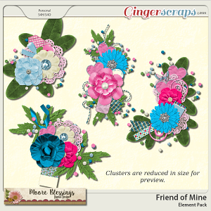 Friend of Mine Cluster Pack by Moore Blessings Digital Design