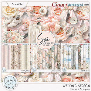 Wedding Season Elements & Papers by Ilonka's Designs