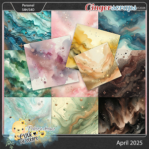 April 2025 Glitter Papers April 2025 Glitter Papers