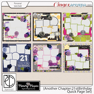 Another Chapter: 21st Birthday QPset by Memory Mosaic & Polka Dot Chicks