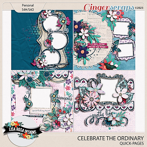 Celebrate the Ordinary - Quick-Pages by Lisa Rosa Designs
