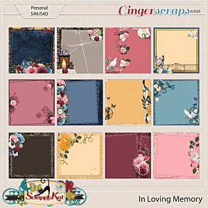 In Loving Memory Stacked Papers by The Scrappy Kat