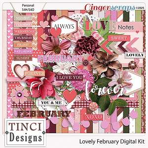 Lovely February Digital Kit