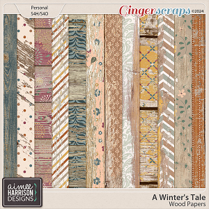 A Winter's Tale Wood Papers by Aimee Harrison